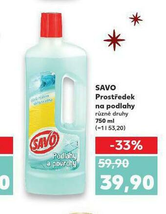 Kaufland Savo prostředek na podlahy nabídka