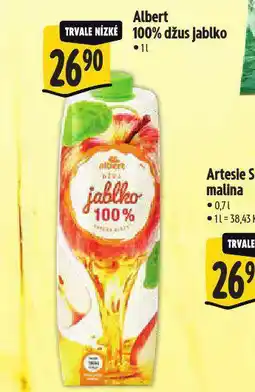 Albert 100% džus nabídka