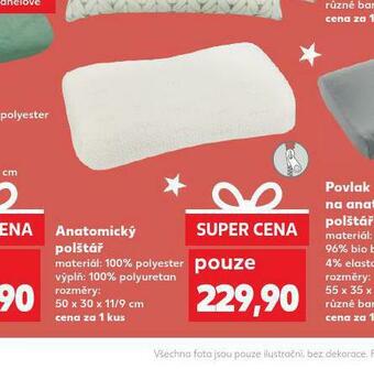 Kaufland Anatomický polštář nabídka