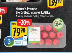 Albert Bio drůbeží masové kuličky nabídka