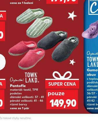 Kaufland Pantofle nabídka
