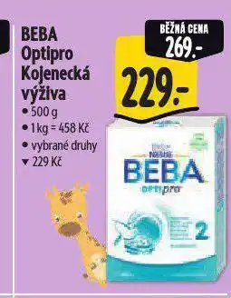 Albert Beba kojenecká výživa nabídka