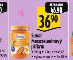 Albert Sunar bio masozeleninový příkrm nabídka