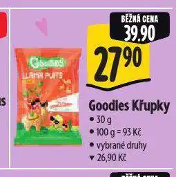 Albert Goodies křupky nabídka