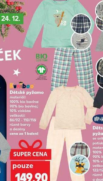 Kaufland Dětské pyžamo nabídka