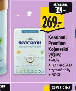 Albert Kendamil kojenecká výživa nabídka
