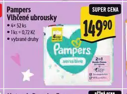 Albert Pampers dětské vlhčené ubrousky nabídka