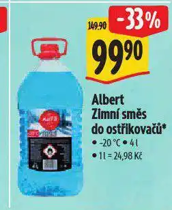 Albert Zimní směs do ostřikovačů nabídka