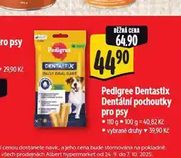 Albert Pedigree dentastix pochoutky pro psy nabídka