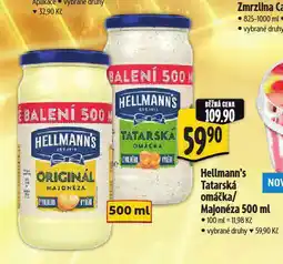 Albert Hellmann's tatarská omáčka nabídka