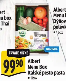 Albert Menu box italské pesto pasta nabídka