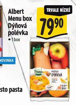Albert Menu box polévka dýňová nabídka