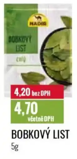 Ratio Nadir Bobkový list nabídka