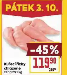 Billa Kuřecí řízky chlazené nabídka