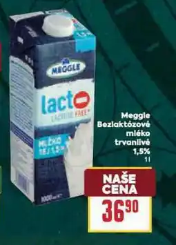 Billa Meggie bezlaktézové mléko trvanlivé 1,5% nabídka