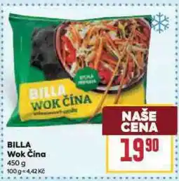 Billa Wok čína nabídka
