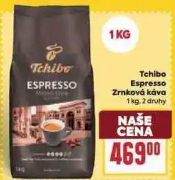 Billa Tchibo expresso zrnková káva nabídka