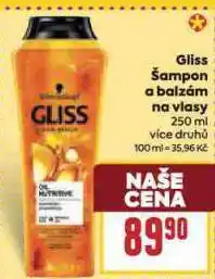 Billa Gliss balzám na vlasy nabídka