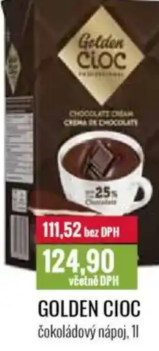 Ratio Golden cioc čokoládový nápoj nabídka