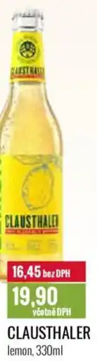 Ratio Clausthaler lemon nabídka