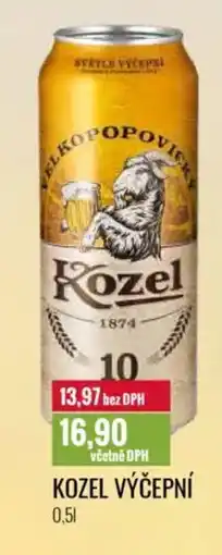 Ratio Kozel výčepní nabídka