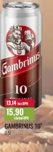Ratio Gambrinus 10° nabídka