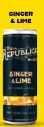 Ratio REPUBLICA Ginger & lime nabídka