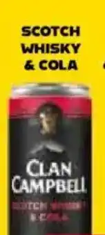 Ratio CLAN CAMPBELL Scotch whisky & cola nabídka