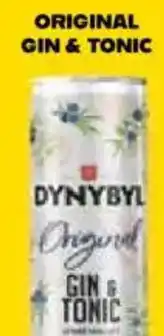 Ratio DYNYBYL Original gin & tonic nabídka