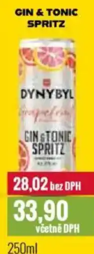 Ratio DYNYBYL Gin & tonic spritz nabídka