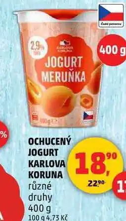 Penny Market OCHUCENÝ JOGURT KARLOVA KORUNA, 400 g nabídka