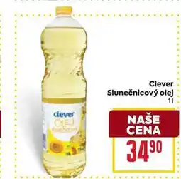Billa Clever Slunečnicový olej 1l nabídka