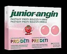 Benu Junior-angin pastilky pro děti 24ks nabídka