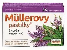 Benu Müllerovy pastilky šalvěj, vitamin C 36 pastilek nabídka