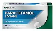 Benu Paracetamol LIVSANE 500 mg 20 potahovaných tablet nabídka