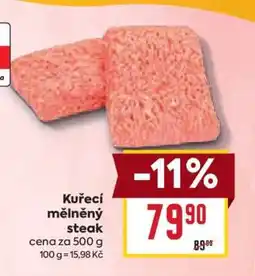 Billa Kuřecí mletý steak nabídka