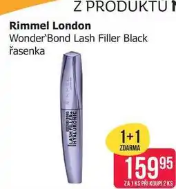 Teta Rimmel London Wonder Bond Lash Filler Black řasenka nabídka