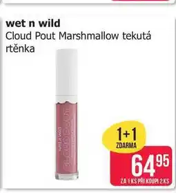 Teta wet n wild Cloud Pout Marshmallow tekutá rtěnka nabídka