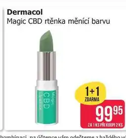 Teta Dermacol Magic CBD rtěnka měnící barvu nabídka