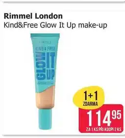 Teta Rimmel London Kind&Free Glow It Up make-up nabídka