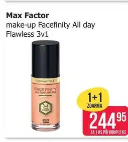 Teta Max Factor make-up Facefinity All day Flawless 3v1 nabídka