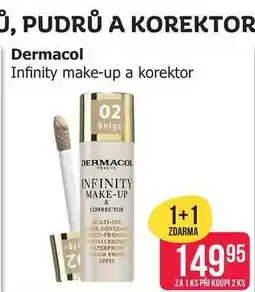 Teta Dermacol Infinity make-up a korektor nabídka