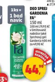 Penny Market DEO SPREJ GARDENIA FA, 150 ml nabídka