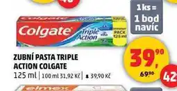 Penny Market ZUBNÍ PASTA TRIPLE ACTION COLGATE, 125 ml nabídka