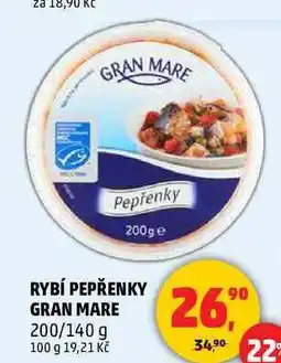 Penny Market RYBÍ PEPŘENKY GRAN MARE, 200 g nabídka