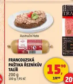 Penny Market FRANCOUZSKÁ PAŠTIKA ŘEZNÍKŮV TALÍŘ, 200 g nabídka