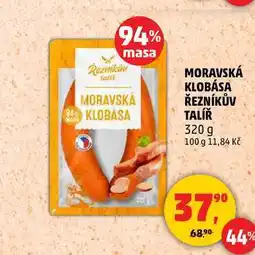 Penny Market MORAVSKÁ KLOBÁSA ŘEZNÍKŮV TALÍŘ, 320 g nabídka