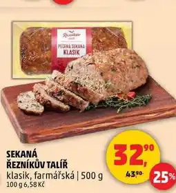 Penny Market SEKANÁ ŘEZNÍKŮV TALÍŘ, 500 g nabídka