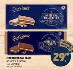 Penny Market MINIDORTÍK SAN FABIO oříškový, tiramisu, 10x 28/30 g nabídka