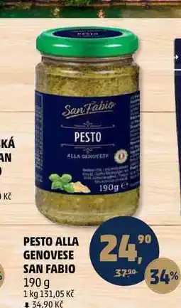 Penny Market PESTO ALLA GENOVESE SAN FABIO, 190 g nabídka